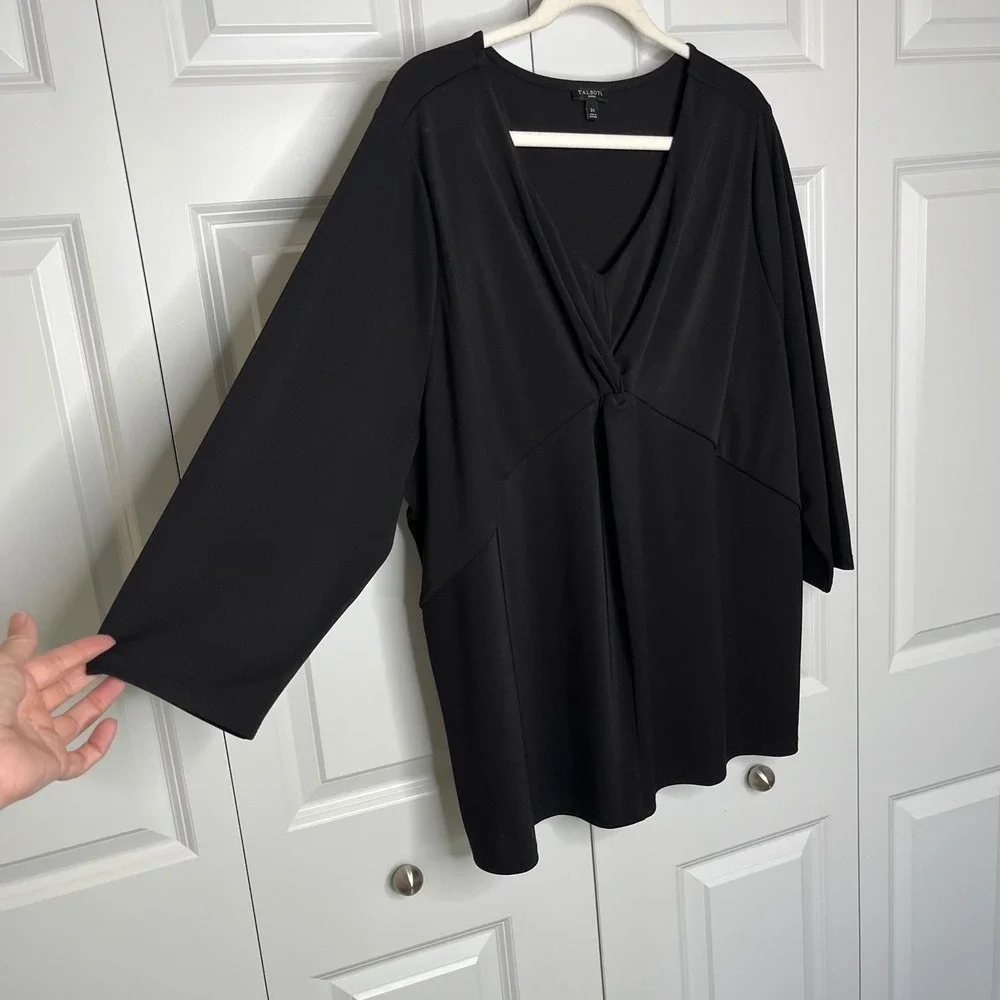 Talbots black tunic